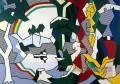 landscape with figures and rainbow 1980 Roy Lichtenstein